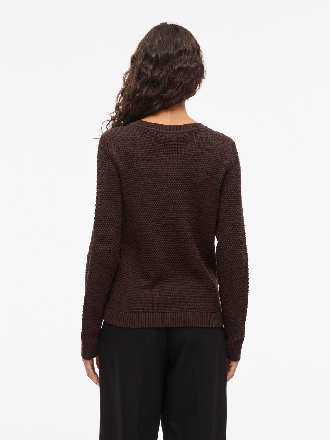 VIDALO Pullover - Coffee Bean - VERO MODA & VILA Bergvik